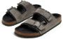 Birkenstock Arizona shearling-trim sandals Grey - Thumbnail 4