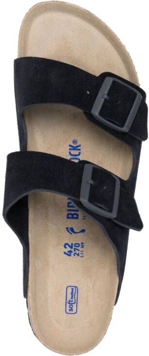 Birkenstock Arizona slip-on suede sandals Blue