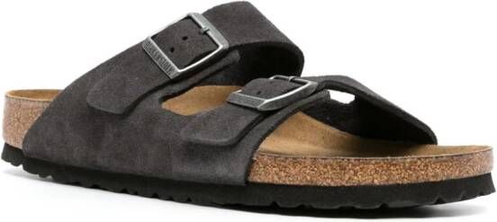 Birkenstock Arizona suede open-toe sandals Grey