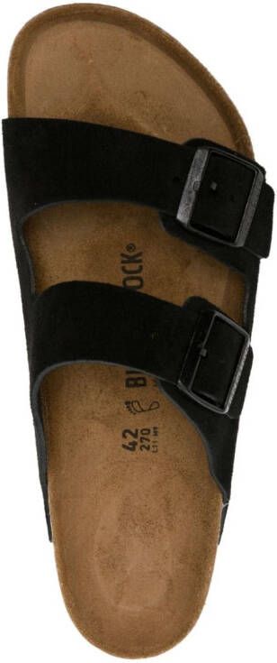 Birkenstock Arizona suede sandals Black