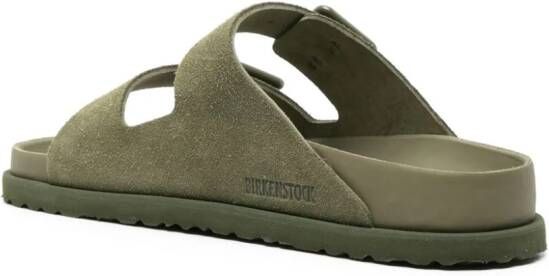 Birkenstock Arizona suede sandals Green