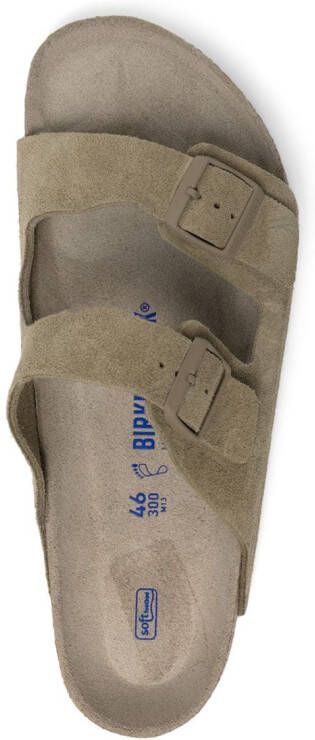 Birkenstock Arizona suede sandals Neutrals
