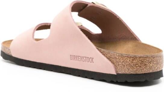 Birkenstock Arizona suede slides Pink