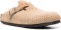 Birkenstock Boston BS perforated suede mules Neutrals - Thumbnail 2