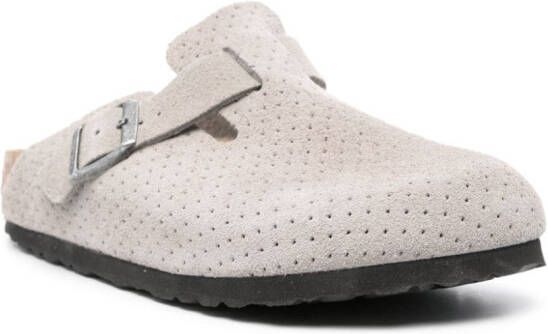 Birkenstock Boston BS suede slippers Grey