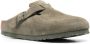 Birkenstock Boston buckle-detail suede clogs Green - Thumbnail 2