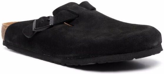 Birkenstock Boston clog slip-on shoes Black