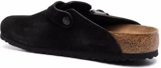 Birkenstock Boston clog slip-on shoes Black