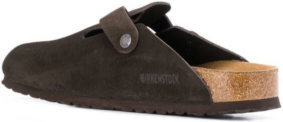 Birkenstock Boston suede clogs Brown