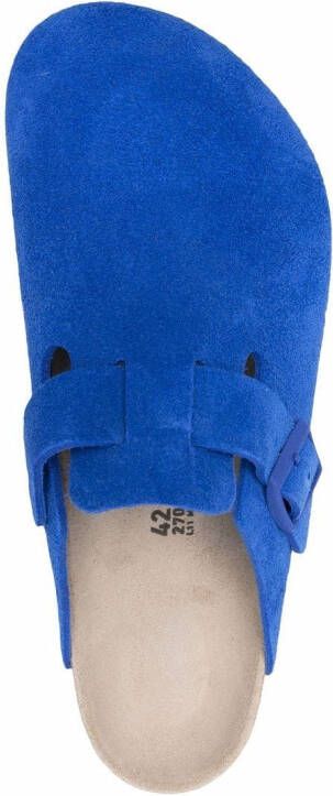 Birkenstock Boston suede sandals Blue