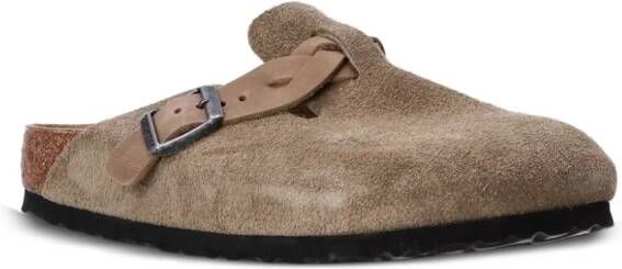 Birkenstock Boston suede slippers Neutrals