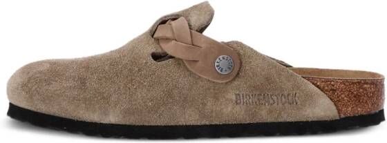 Birkenstock Boston suede slippers Neutrals