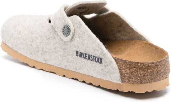 Birkenstock Boston wool-felt clogs Neutrals