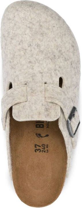 Birkenstock Boston wool-felt clogs Neutrals