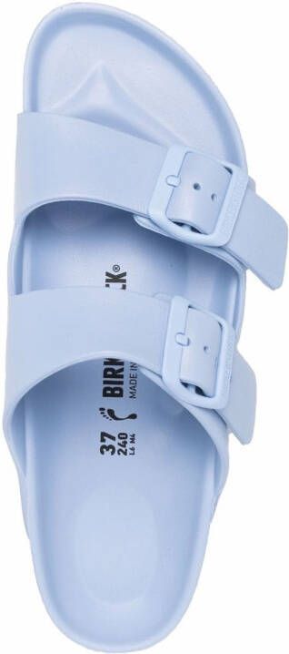Birkenstock buckle-fastening flat sandals Blue