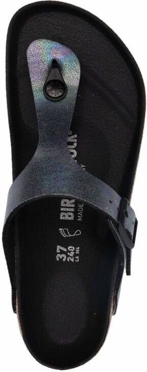 Birkenstock buckle-fastening open-toe sandals Black