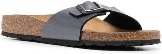 Birkenstock buckle-fastening open-toe sandals Black