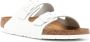 Birkenstock buckled open toe leather slippers White - Thumbnail 2