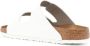 Birkenstock buckled open toe leather slippers White - Thumbnail 3