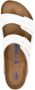 Birkenstock buckled open toe leather slippers White - Thumbnail 4