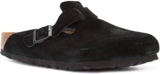 Birkenstock buckled slippers Black