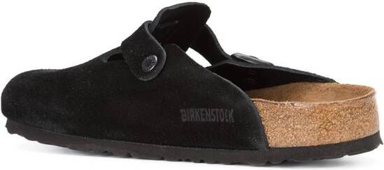 Birkenstock buckled slippers Black