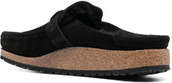 Birkenstock Buckley Shearling Suede sandals Black