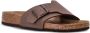 Birkenstock Catalina leather slides Brown - Thumbnail 2