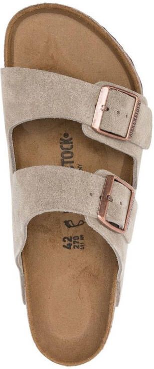 Birkenstock double-buckle open-toe sandals Neutrals