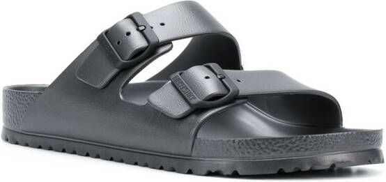 Birkenstock double buckle sandals Grey