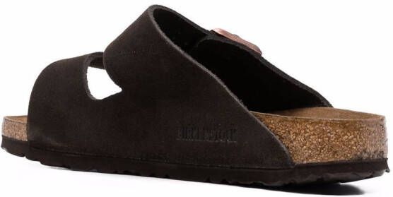 Birkenstock double-strap buckled sandals Brown