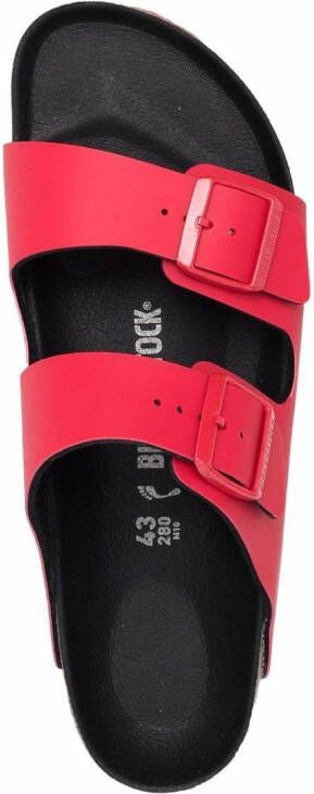 Birkenstock double-strap buckled sandals Red