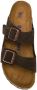 Birkenstock double strap slip-on sandals Brown - Thumbnail 4