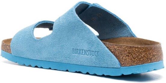 Birkenstock double-strap suede sandals Blue