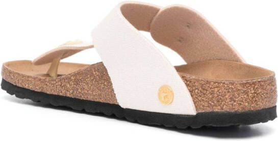 Birkenstock flat thong sandals White