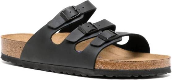 Birkenstock Florida leather sandals Black