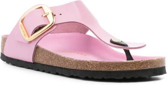 Birkenstock Gizeh Big Buckle leather sandals Pink