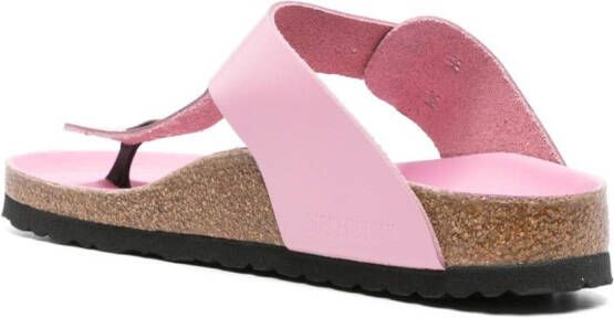 Birkenstock Gizeh Big Buckle leather sandals Pink