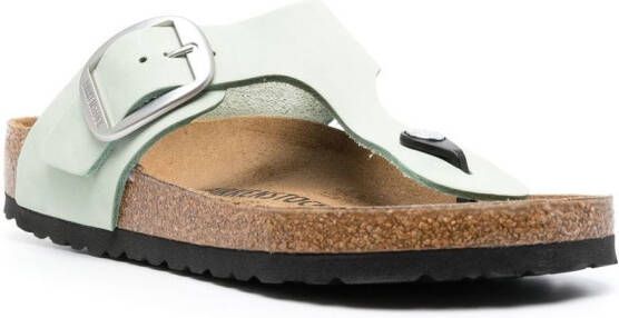 Birkenstock Gizeh big-buckle sandals Green