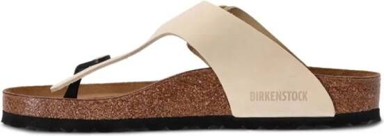 Birkenstock Gizeh Big Buckle suede sandals Neutrals