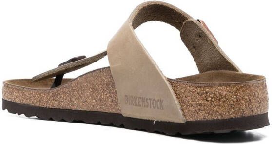Birkenstock Gizeh buckled 25mm sandals Brown