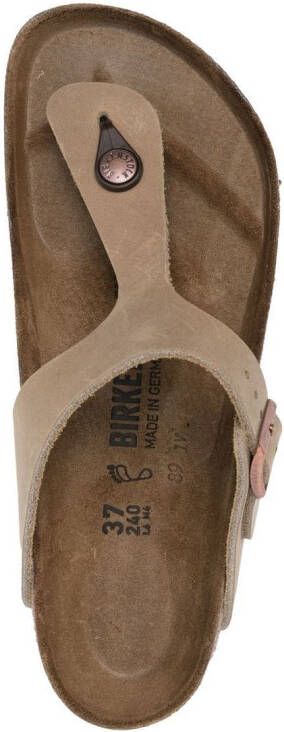 Birkenstock Gizeh buckled 25mm sandals Brown
