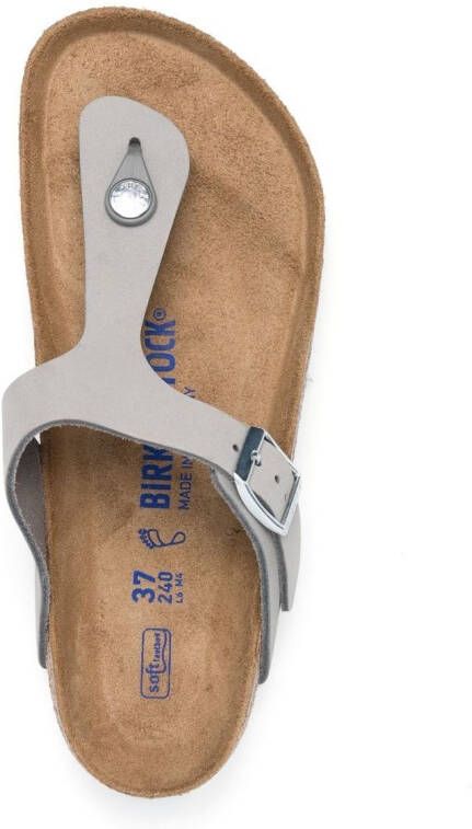 Birkenstock Gizeh buckled 25mm sandals Grey