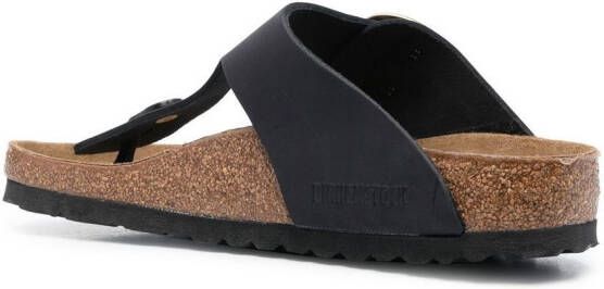 Birkenstock Gizeh buckled 35mm sandals Black