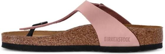 Birkenstock Gizeh leather flip flops Pink