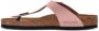 Birkenstock Gizeh leather flip flops Pink - Thumbnail 5