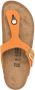 Birkenstock Gizeh leather sandals Orange - Thumbnail 4