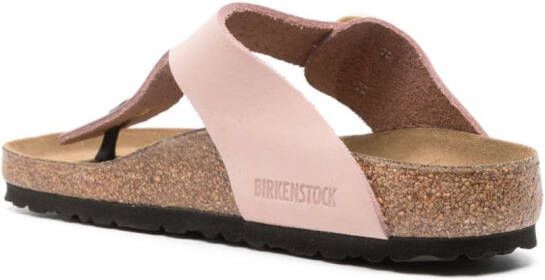 Birkenstock Gizeh nubuck-leather sandals Pink