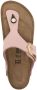 Birkenstock Gizeh nubuck-leather sandals Pink - Thumbnail 4