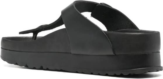 Birkenstock Gizeh papillio leather sandals Black